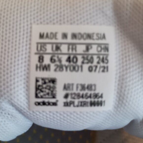 Adidas Grand Court White Sneakers w/ Black Stripes Women’s Size 8 - Picture 13 of 16